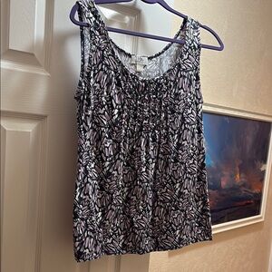 Ann Taylor LOFT Ruched Tank Top